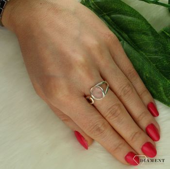 Srebrny pierścionek damski 925 z kwarcem różowym DIA-KLC-9806-925.jpg