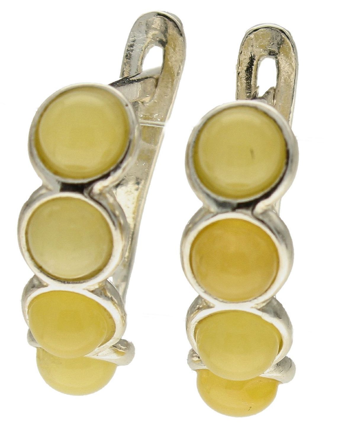 Srebrne kolczyki 925 wiszące z mlecznym bursztynem bałtyckim DIA-KLC-9862-925.  Srebrne kolczyki z bursztynem na prezent. Srebrne kolczyki damskie. Srebrne kolczyki wiszące. Srebrne kolczyki z kamieniem..jpg