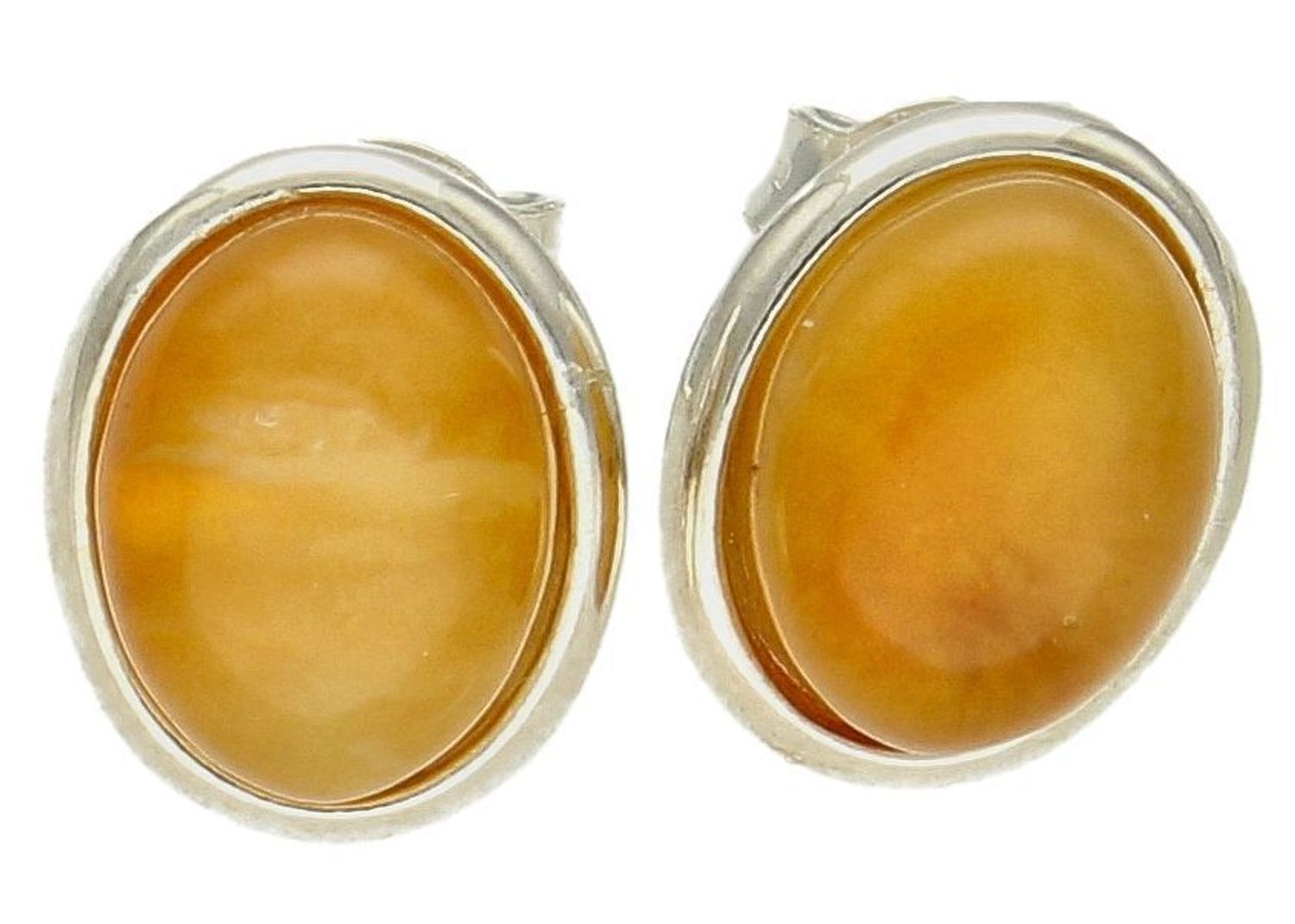Srebrne kolczyki 925 owalne wkrętki z miodowym bursztynem DIA-KLC-9865-925. Srebrne kolczyki damskie wkrętki. Kolczyki damskie z kamieniem. Kolczyki srebrne damskie idealne na prezent. Kolczyki z bursztynem bałtyckim..jpg