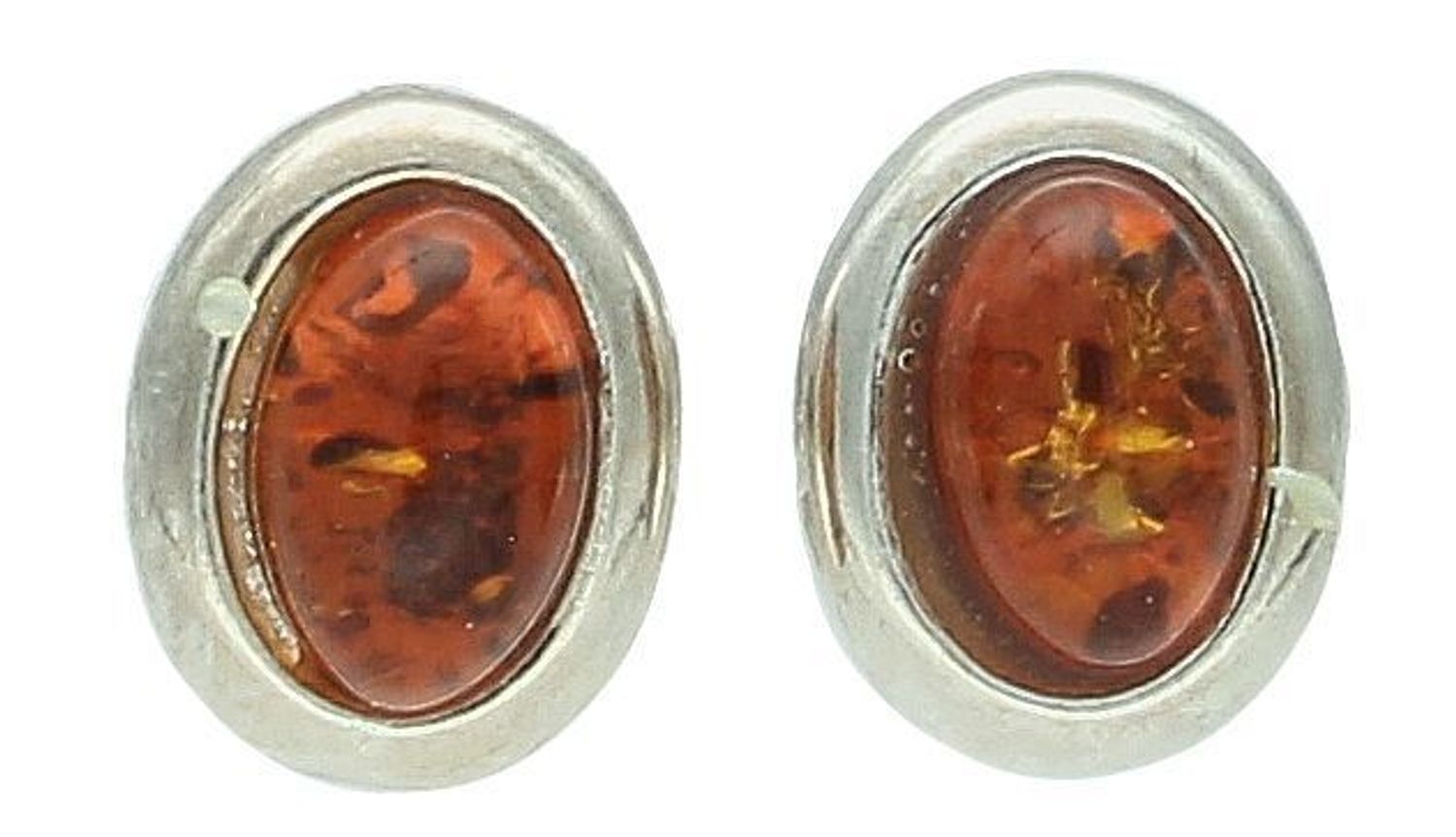 Srebrne kolczyki damskie z bursztynem bałtyckim owalne wkrętki DIA-KLC-9872B-925. Srebrne kolczyki damskie wkrętki. Srebrne kolczyki z bursztynem. Kolczyki srebrne z bursztynem na prezent.111.jpg