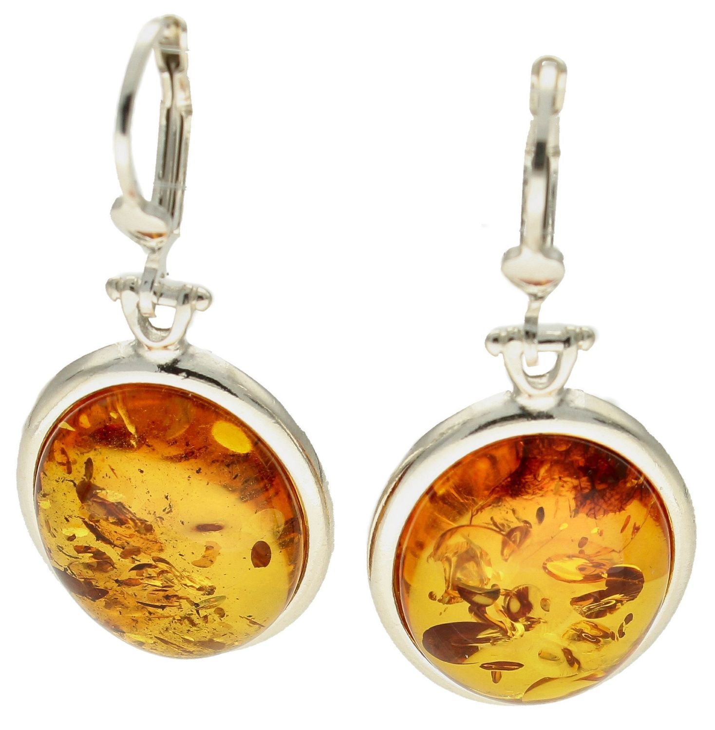 Srebrne kolczyki 925 wiszące o owalnym kształcie z koniakowym bursztynem DIA-KLC-9879-925. Srebrne kolczyki z bursztynem na prezent. Srebrne kolczyki damskie. Srebrne kolczyki wiszące. Srebrne kolczyki z kamieniem..jpg