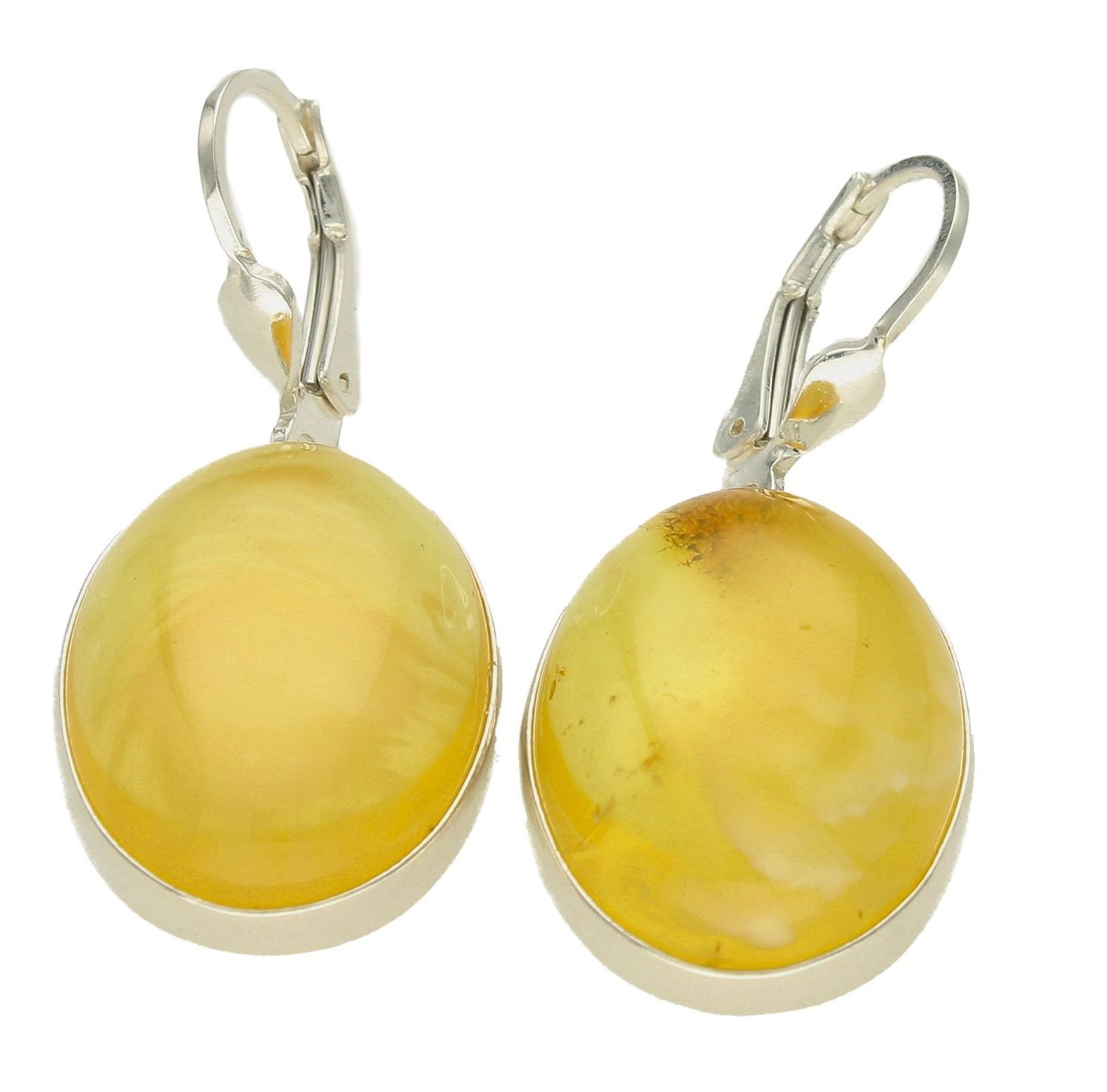 Srebrne kolczyki owalne wiszące z bursztynem przeźroczystym DIA-KLC-9880-925. Srebrne kolczyki wiszące. Kolczyki srebrne damskie z kamieniem. Srebrne kolczyki z bursztynem. Kolczyki srebrne wiszące na prezent..jpg