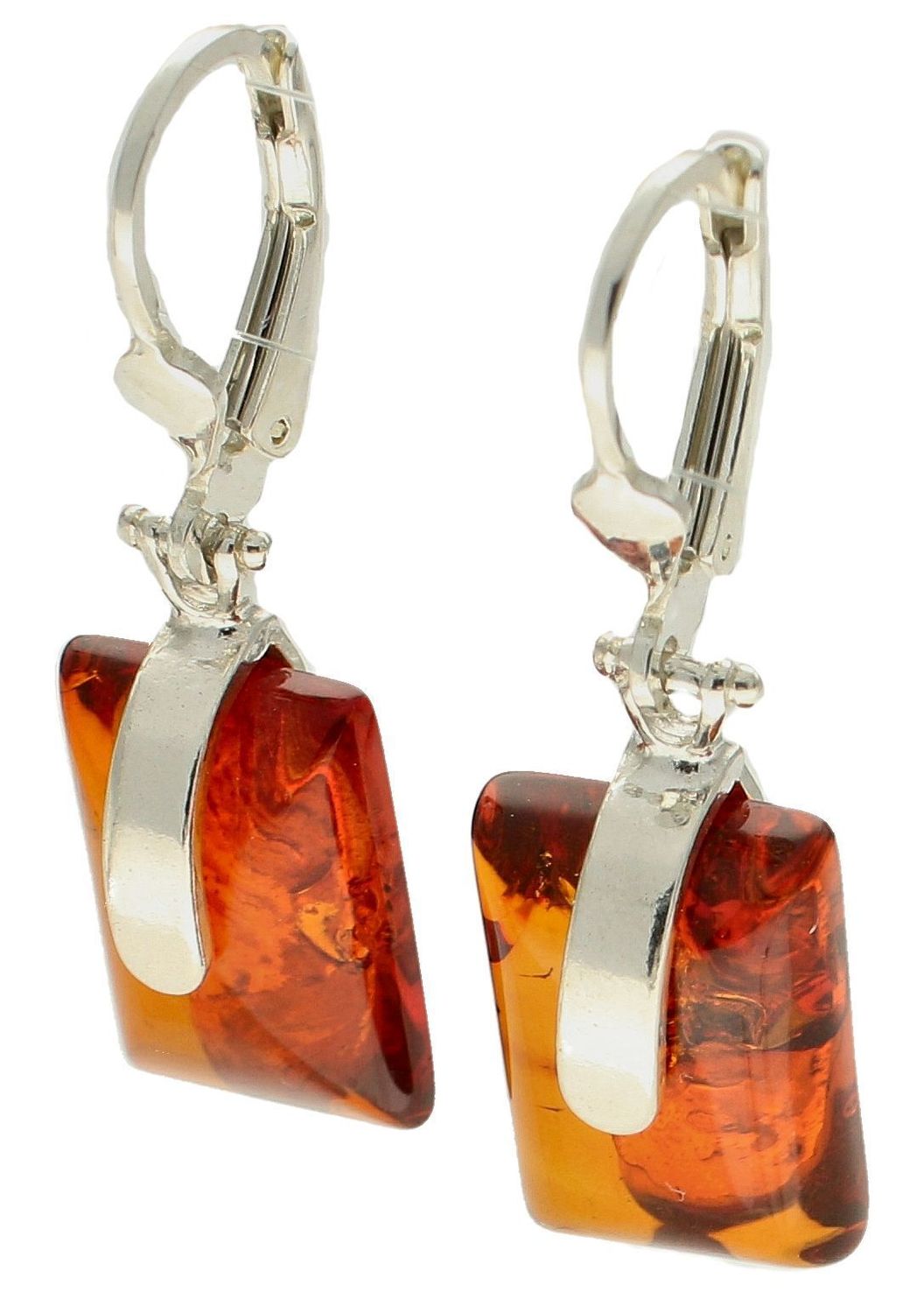 Srebrne kolczyki wiszące prostokąty z bursztynem bałtyckim DIA-KLC-9881-925.jpg