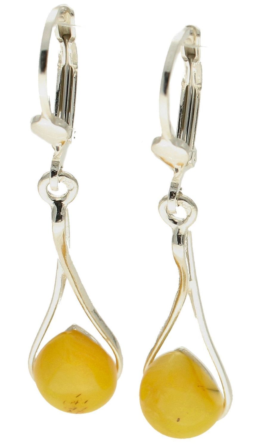 Srebrne kolczyki 925 wiszące z mlecznym bursztynem DIA-KLC-9891-925. Srebrne kolczyki z bursztynem na prezent. Srebrne kolczyki damskie. Srebrne kolczyki wiszące. Srebrne kolczyki z kamieniem..jpg