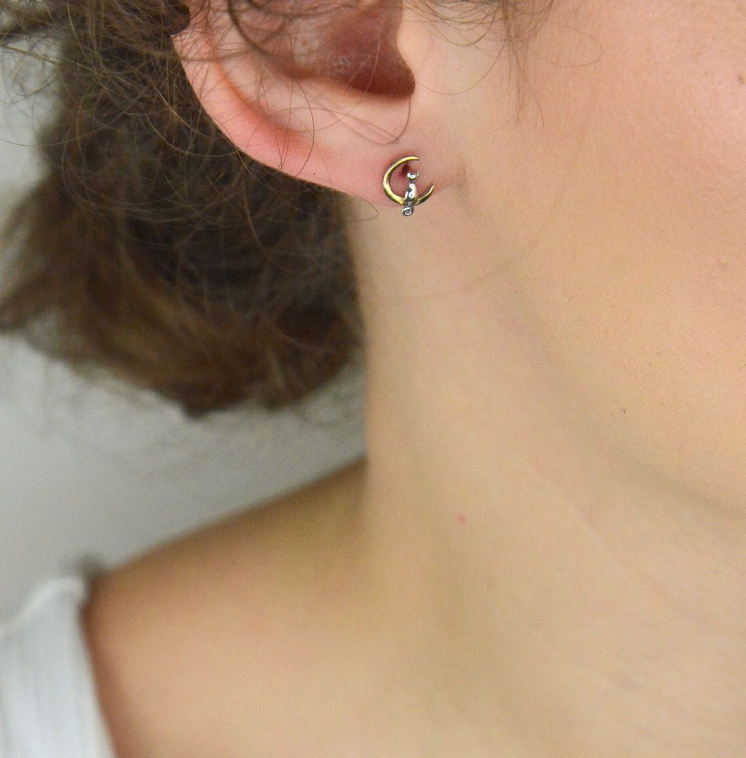 Kolczyki wkrętki 'Kot na księżycu' DIA-KLC-AE14399-925.jpg