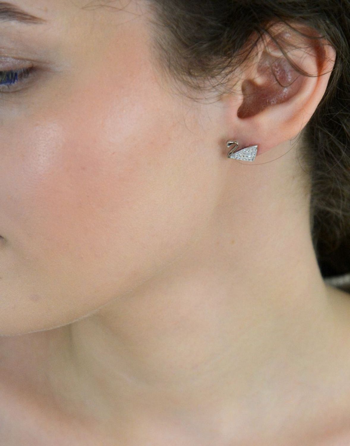 Kolczyki srebrne wkrętki 'Błyszczące łabędzie' DIA-KLC-ALCYR0080ERH-925.jpg