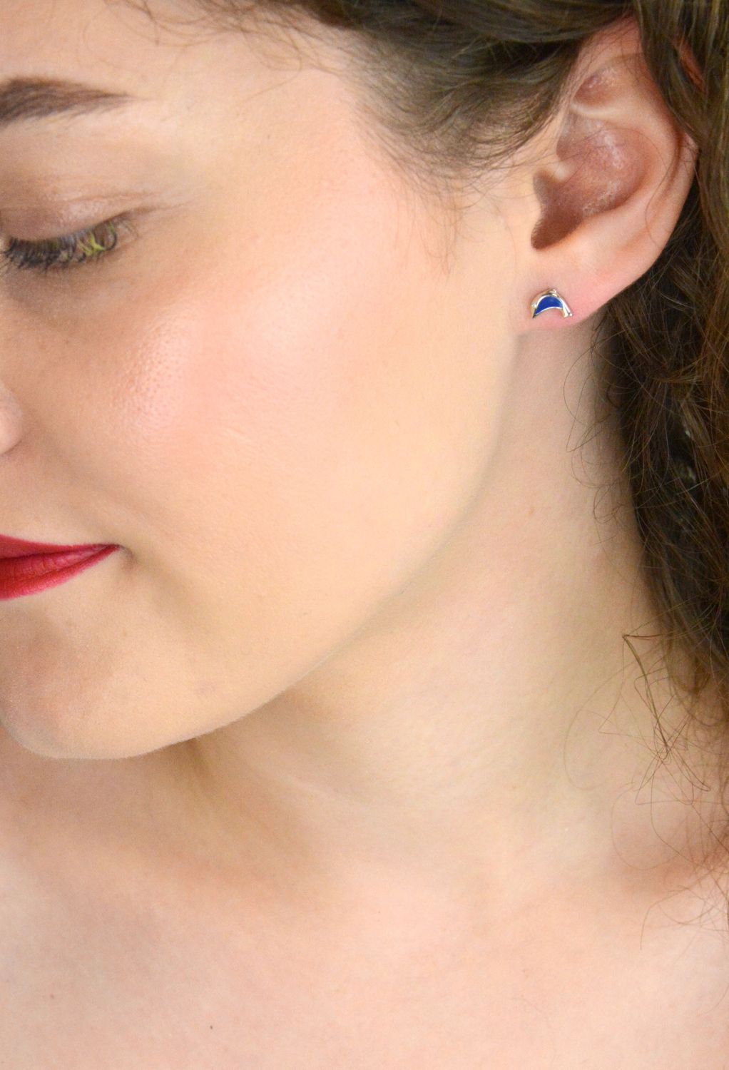 Kolczyki dla dziewczynki wkręcane ' Niebieskie delfinki' DIA-KLC-ALDEM0087KSZTRH-925.png