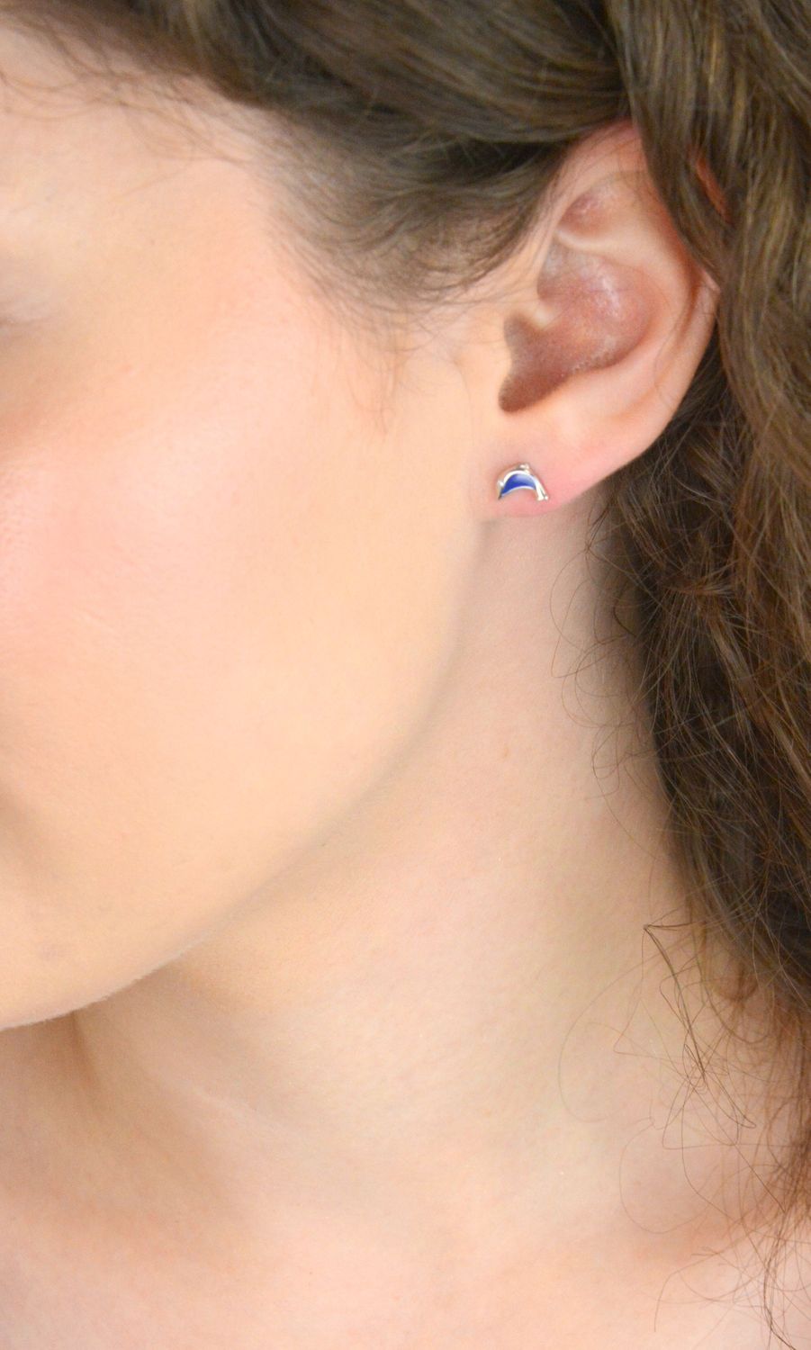 Kolczyki dla dziewczynki wkręcane ' Niebieskie delfinki' DIA-KLC-ALDEM0087KSZTRH-925.png