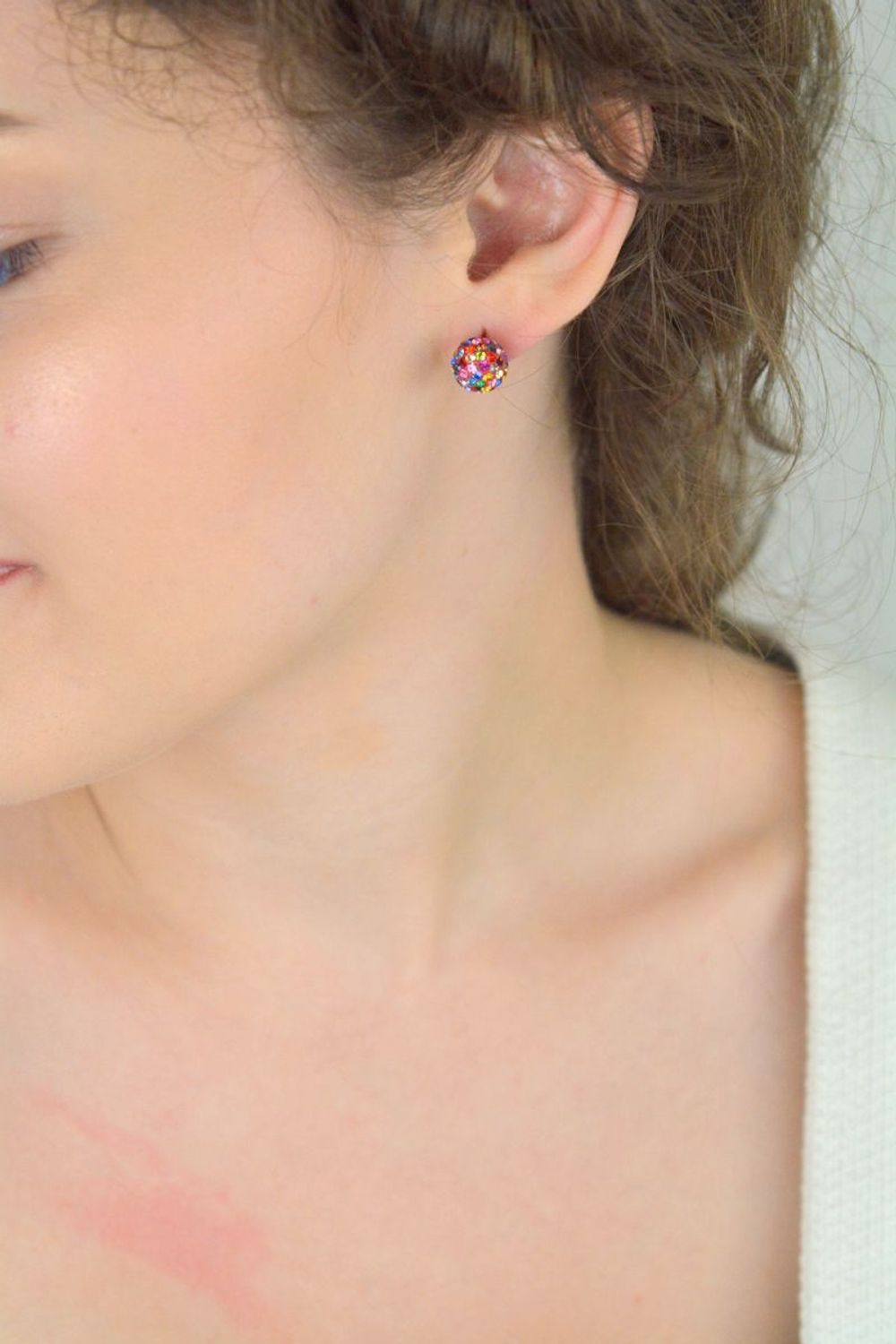 Srebrne kolczyki damskie kulki wkrętki wielokolorowe DIA-KLC-ALKC10MMK-925.png