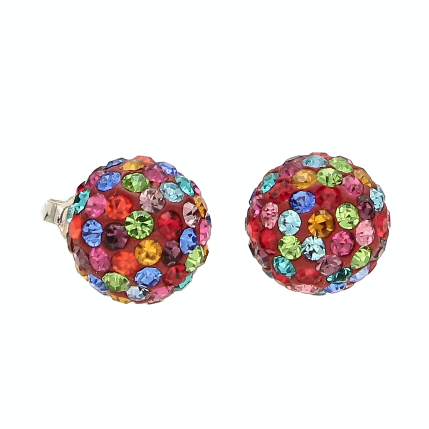 Srebrne kolczyki damskie kulki wkrętki wielokolorowe DIA-KLC-ALKC10MMK-925.png