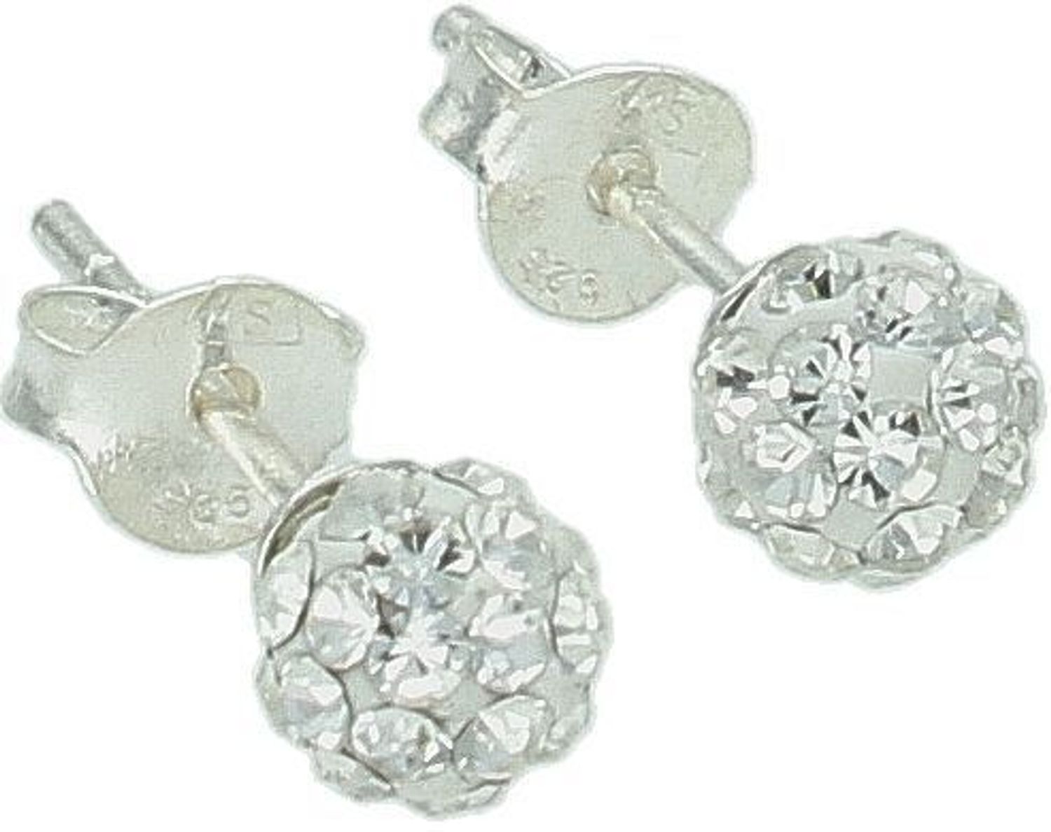 Kolczyki srebrne kulki z cyrkoniami pr 925, DIA-KLC-ALKC5MW-925 Srebrne kolczyki zostały wykonane z najwyższej jakości srebra próby 925. Idealny prezent dla każdej kobiety.1.jpg