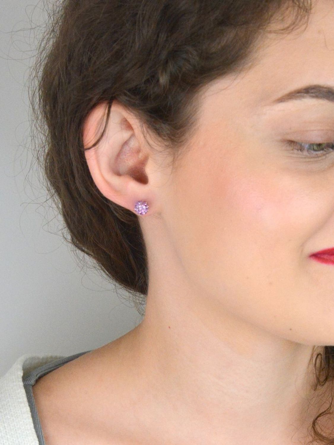 Srebrne kolczyki damskie kulki wkrętki różowe DIA-KLC-ALKC7MLV-925.png