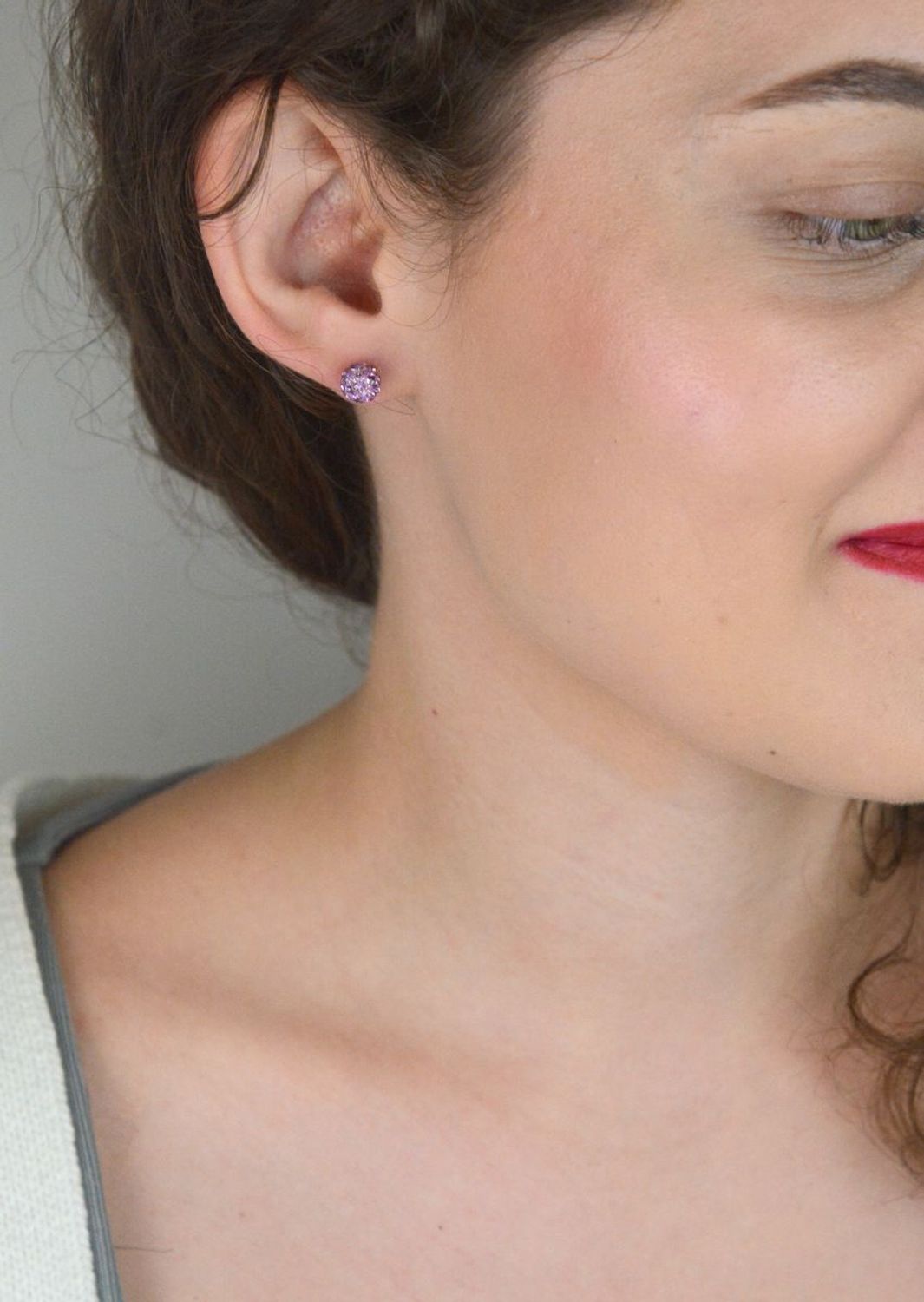 Srebrne kolczyki damskie kulki wkrętki różowe DIA-KLC-ALKC7MLV-925.png