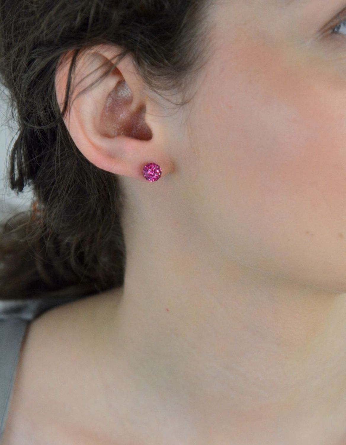 Srebrne kolczyki damskie kulki wkrętki różowe DIA-KLC-ALKC7MP-925d.png