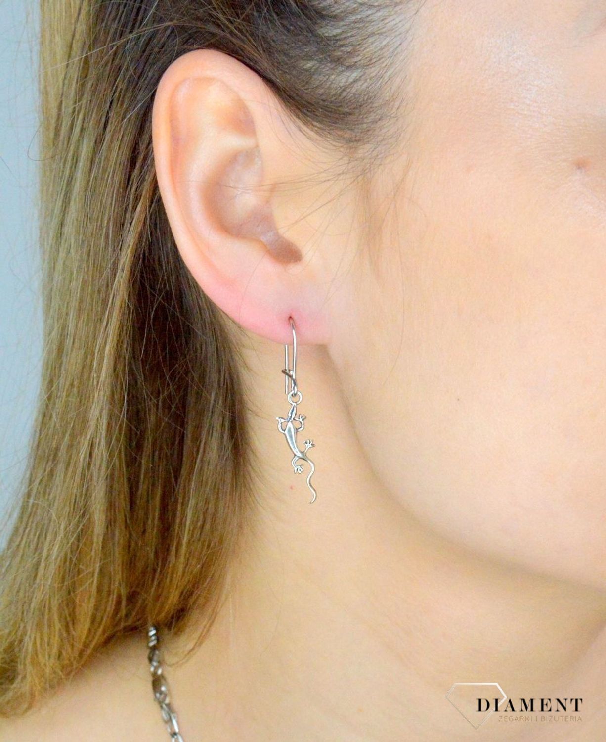 Srebrne kolczyki 925 oksydowane jaszczurki wiszące DIA-KLC-CAL0002EOKS-925.jpg