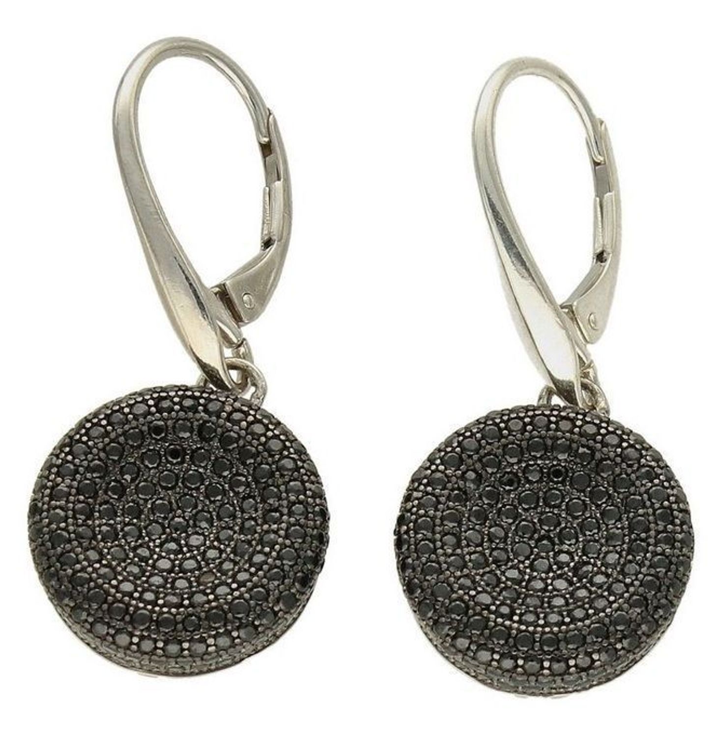 Srebrne kolczyki wiszące kółka z czarnymi cyrkoniami DIA-KLC-Czarne-cyrkonie-925.jpg
