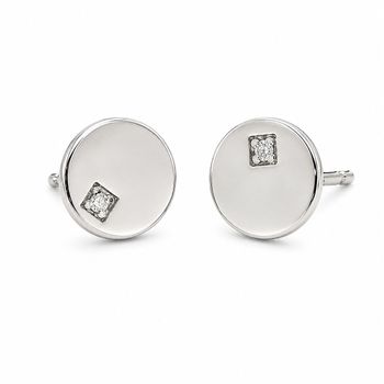 Srebrne kolczyki kółka z brylantami Diament DIA-KLC-DIAMENT1-925d.jpg
