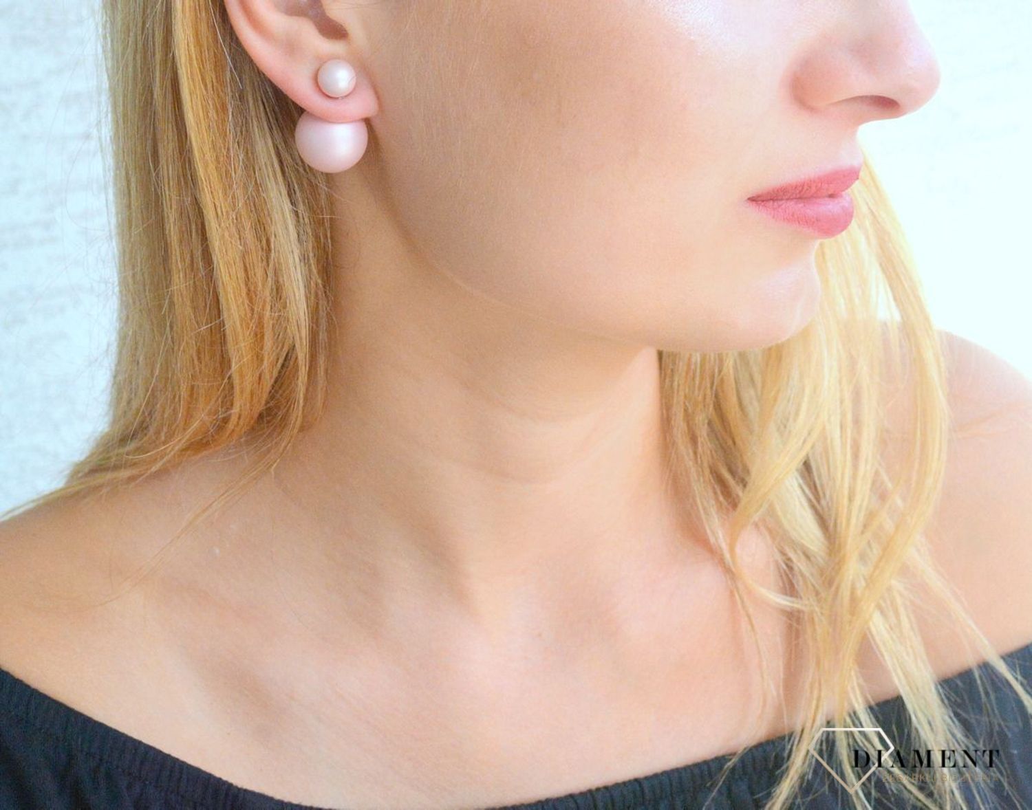 Srebrne kolczyki damskie Diorki dwie kulki matowe w różu DIA-KLC-DIORKI-14-925.  Kolczyki srebrne kulki. Srebrne kolczyki wkrętki. Kolczyki srebrne w stylu Dior. Kolczyki idealne na prezent. Dior styl..jpg