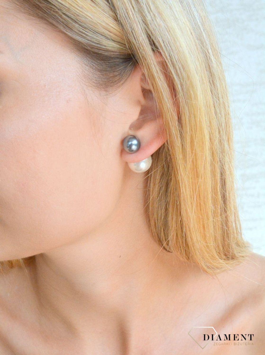 Srebrne kolczyki damskie Diorki kulki dwukolorowe DIA-KLC-DIORKI-15-925. Kolczyki srebrne kulki. Srebrne kolczyki wkrętki. Kolczyki srebrne w stylu Dior. Kolczyki idealne na prezent. Dior styl..jpg
