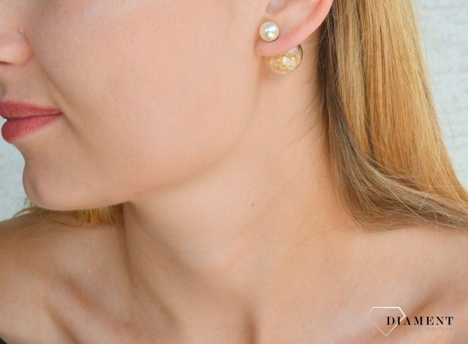 Srebrne kolczyki damskie Diorki z żółtymi cyrkoniami wewnątrz kulki DIA-KLC-DIORKI-3-925. Kolczyki srebrne kulki. Srebrne kolczyki wkrętki. Kolczyki srebrne w stylu Dior. Kolczyki idealne na prezent. Dior styl (2).jpg