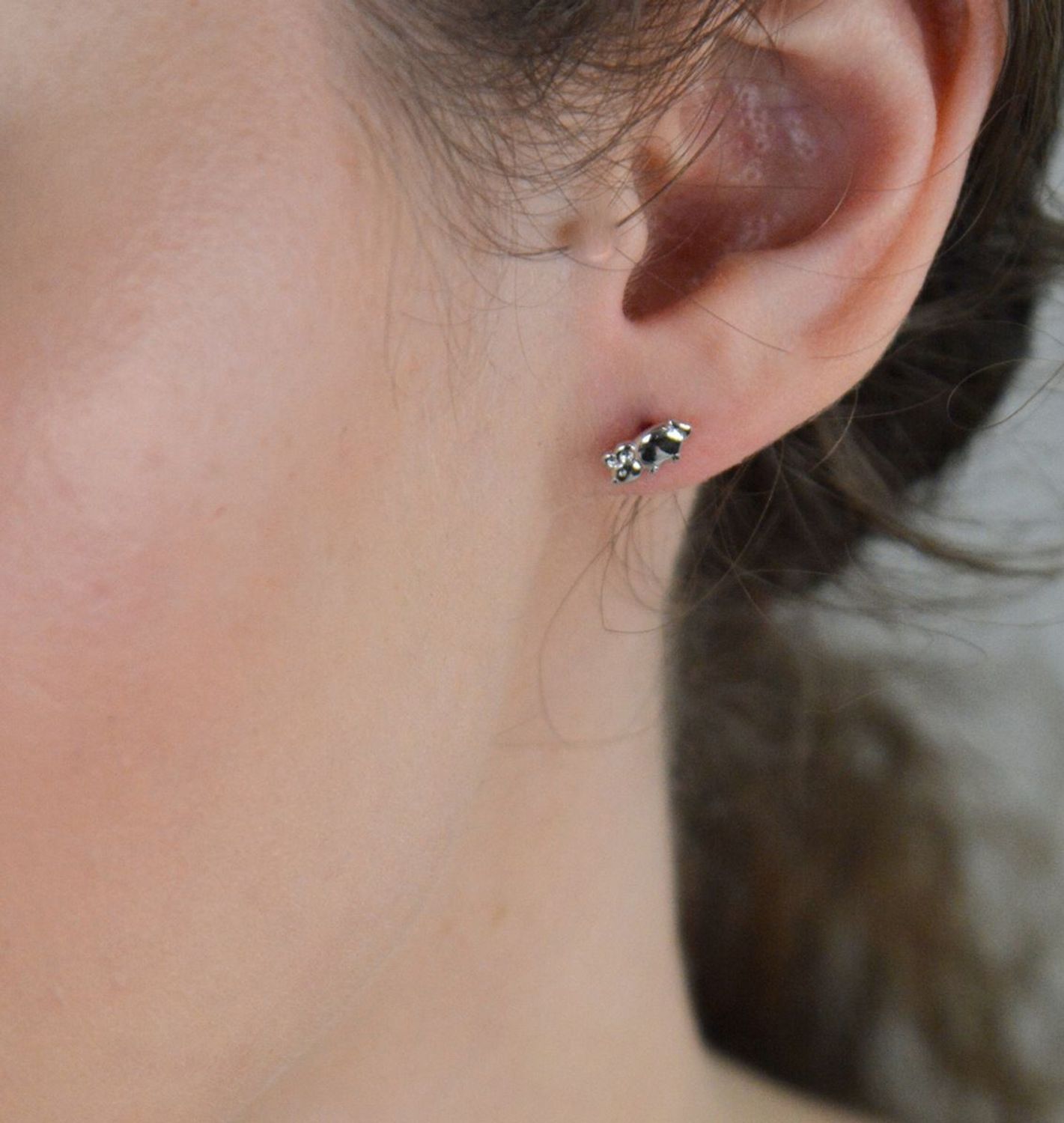 Kolczyki srebrne dziecięce DIA-KLC-E-0776ERH-925  ✅ Kolczyki srebrne myszki ✅ Kolczyki zostały wykonane z dbałością o każdy szczegół i wysokiej jakości srebra próby 925. ✅ Piękny pomysł 1.jpg