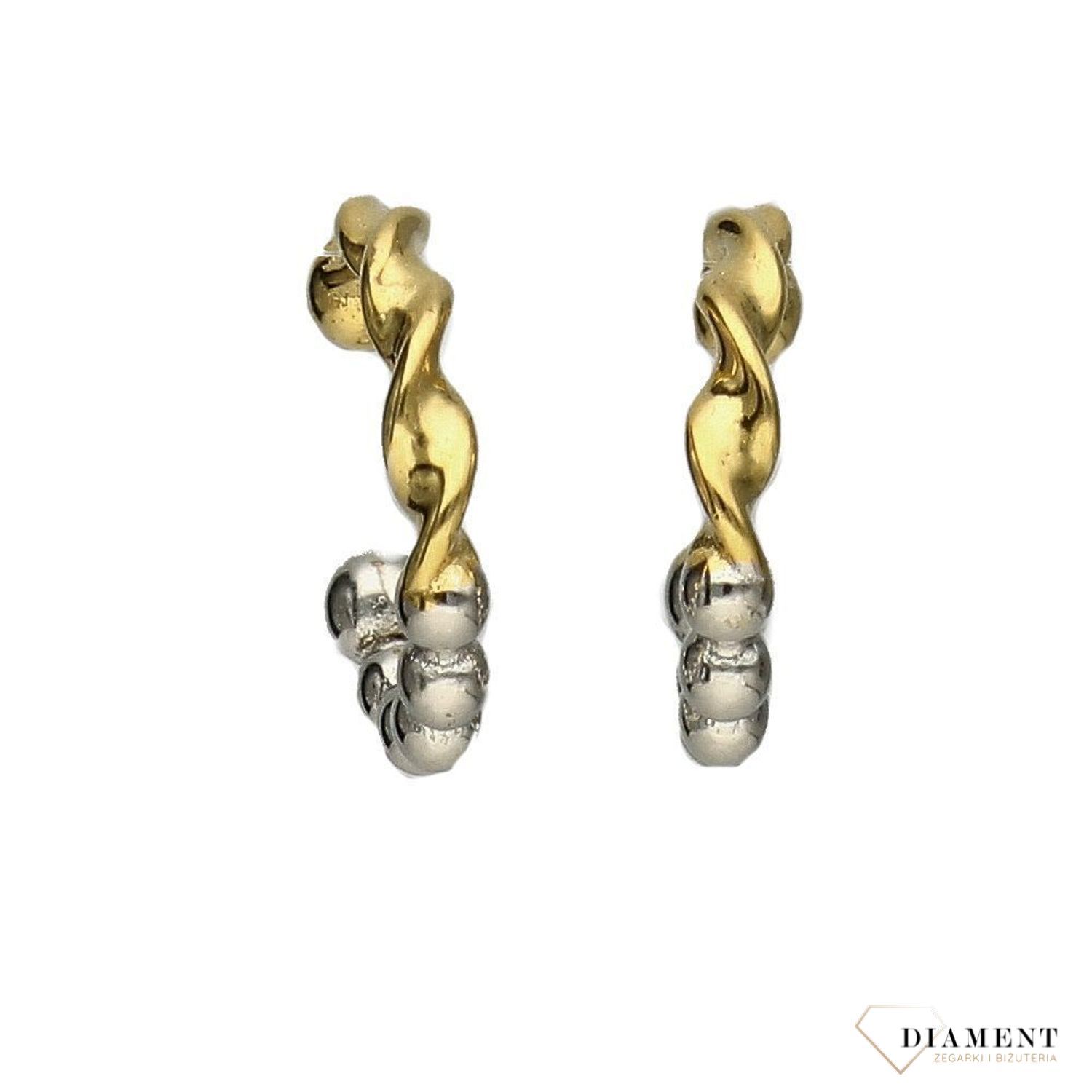 Kolczyki srebrne nausznice 'Kuleczki poskręcane'. DIA-KLC-E-0937-925.jpg