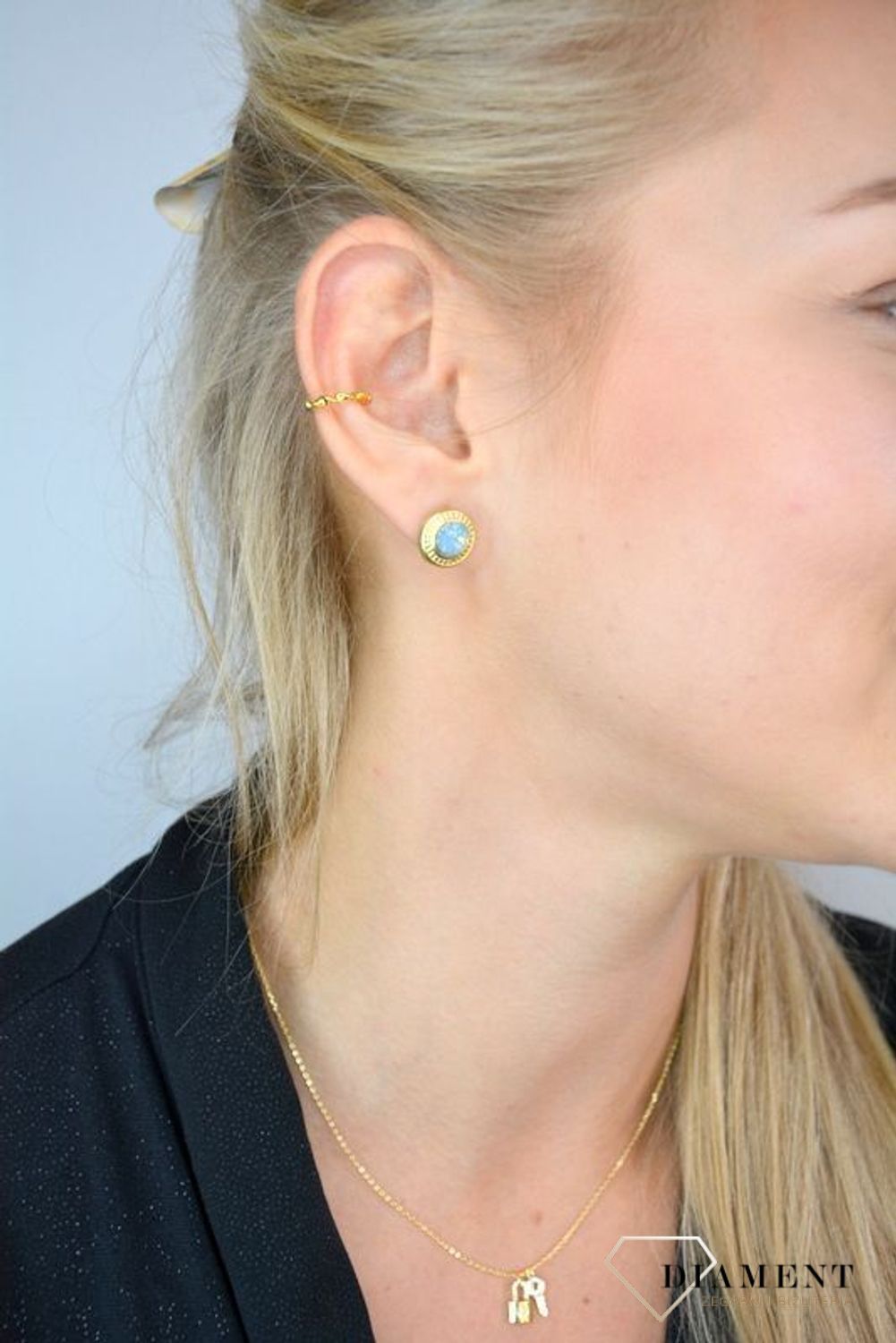 Kolczyki srebrne nausznice 'Kuleczki poskręcane'. DIA-KLC-E-0937-925.jpg