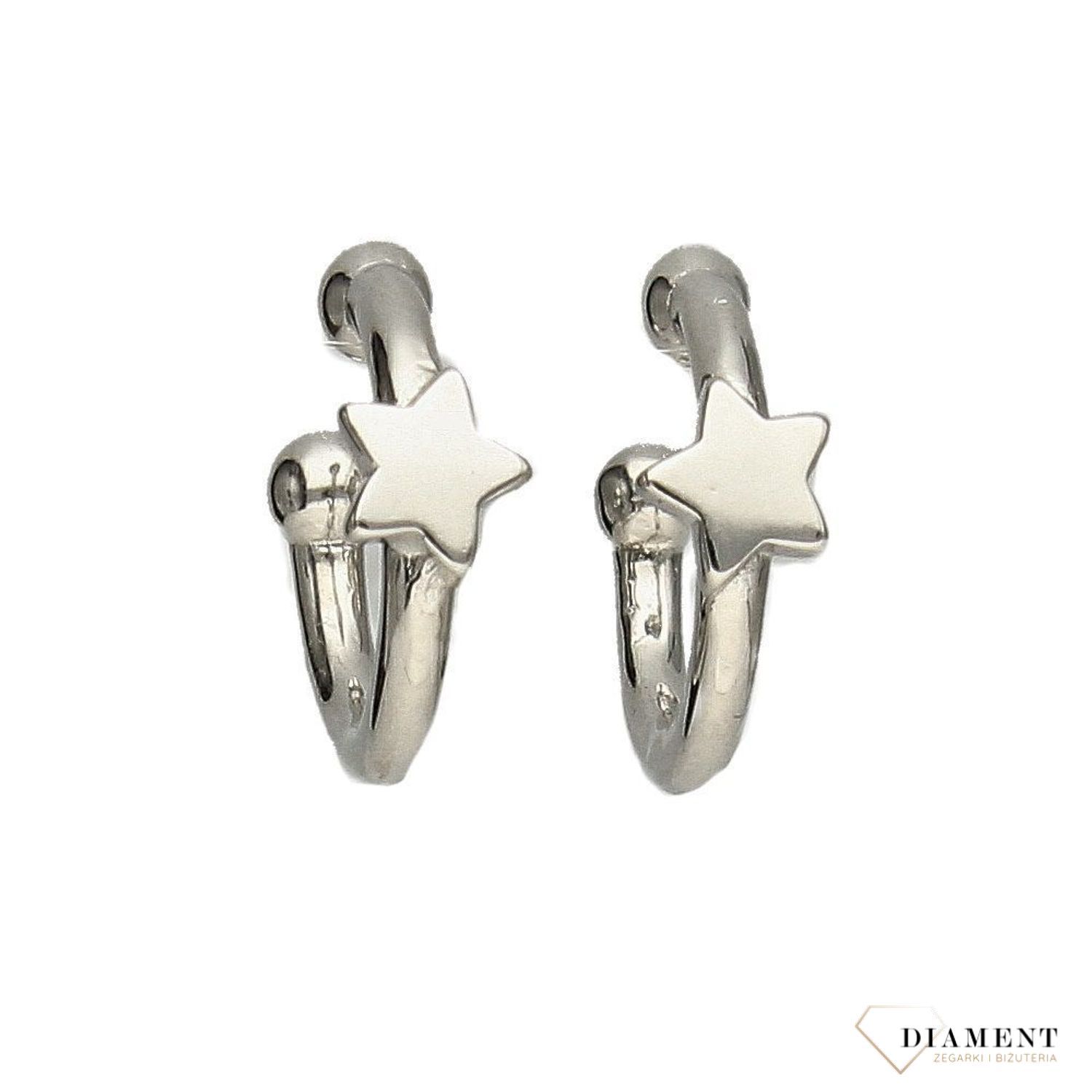 Kolczyki srebrne nausznice 'Gwiazdeczki' DIA-KLC-E-0951-925.jpg