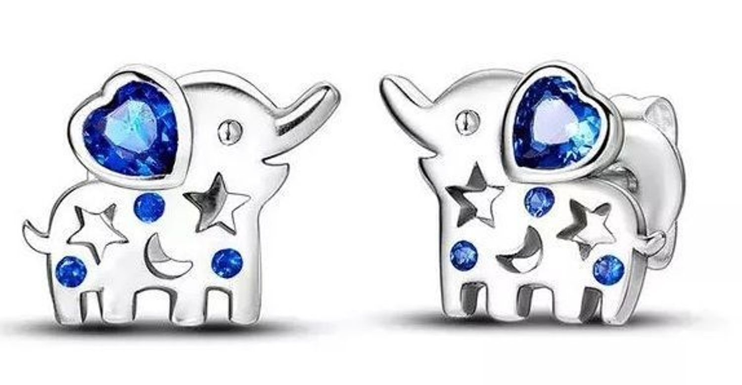 Srebrne kolczyki damskie 925 wkrętki słoniki DIA-KLC-IM0011023ER-925 (2).jpg