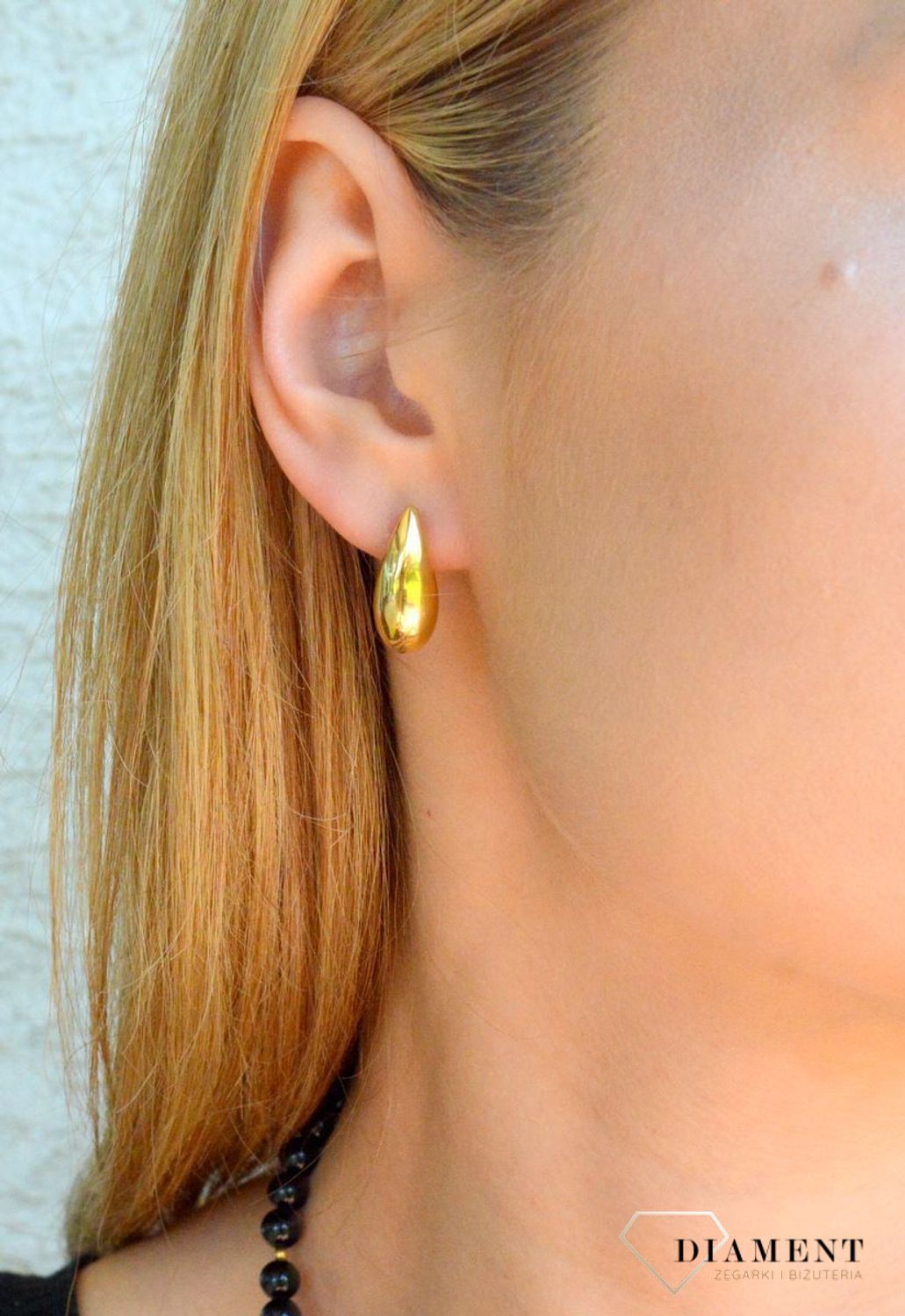 Srebrne kolczyki damskie 925 gładkie łezki pokryte złotem DIA-KLC-IM010424EG-925. Srebrne kolczyki damskie. Srebrne kolczyki łezki pozłacane. Gładkie łezki srebrne kolczyki. Gładkie srebrne kolczyki na sztyft. Kolczyki srebrne na prezent..jpg