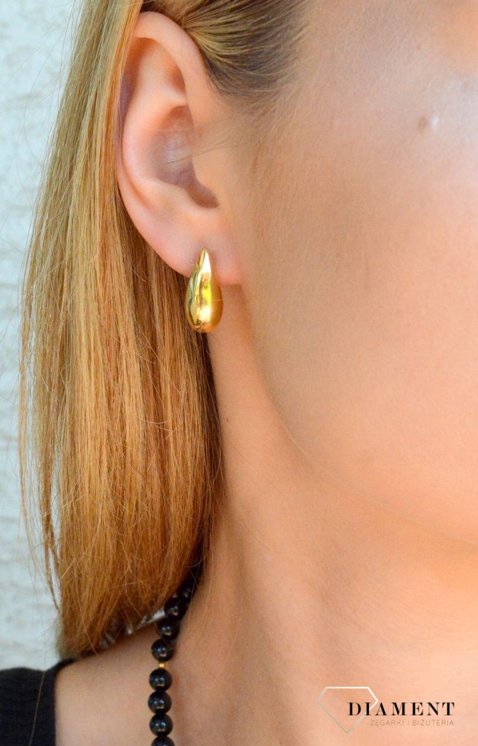 Srebrne kolczyki damskie 925 gładkie łezki pokryte złotem DIA-KLC-IM010424EG-925. Srebrne kolczyki damskie. Srebrne kolczyki łezki pozłacane. Gładkie łezki srebrne kolczyki. Gładkie srebrne kolczyki na sztyft. Kolczyki srebrne na prezent..jpg