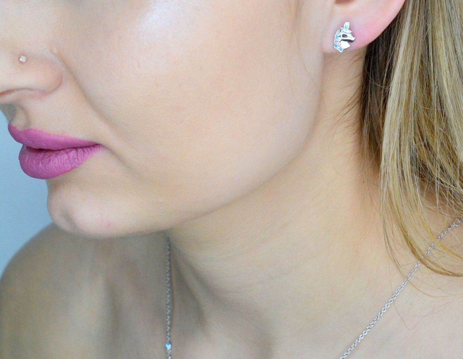 Srebrne kolczyki dziecięce 925 jednorożce DIA-KLC-IM0111023ER-925.jpg