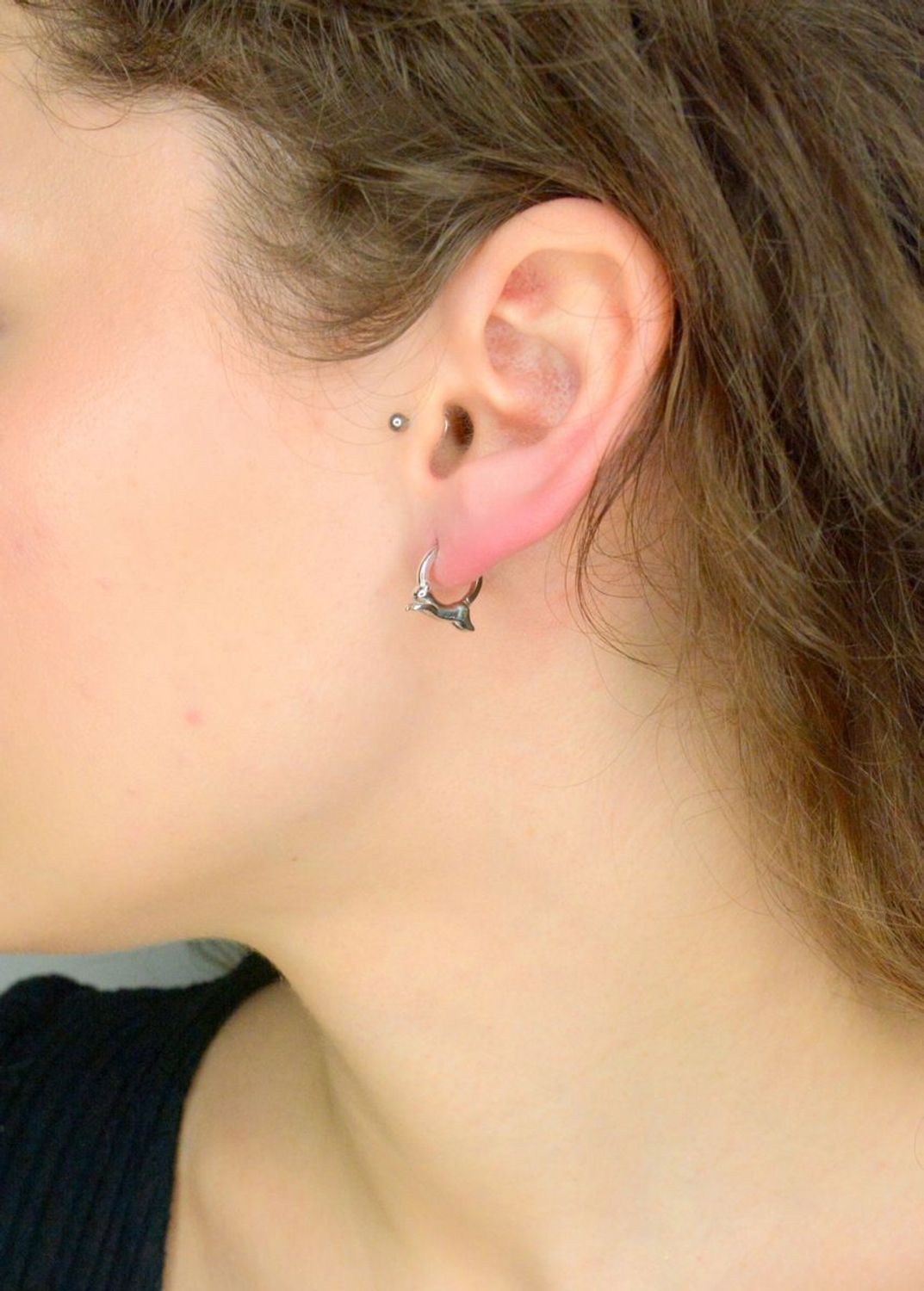 Kolczyki srebrne kółeczka kotki próba 925, DIA-KLC-IM0260224ER-925 Srebrne kolczyki zostały wykonane z najwyższej jakości srebra próby 925. Kolczyki koła wykończone kotkami. Idealny prezent 1.jpg