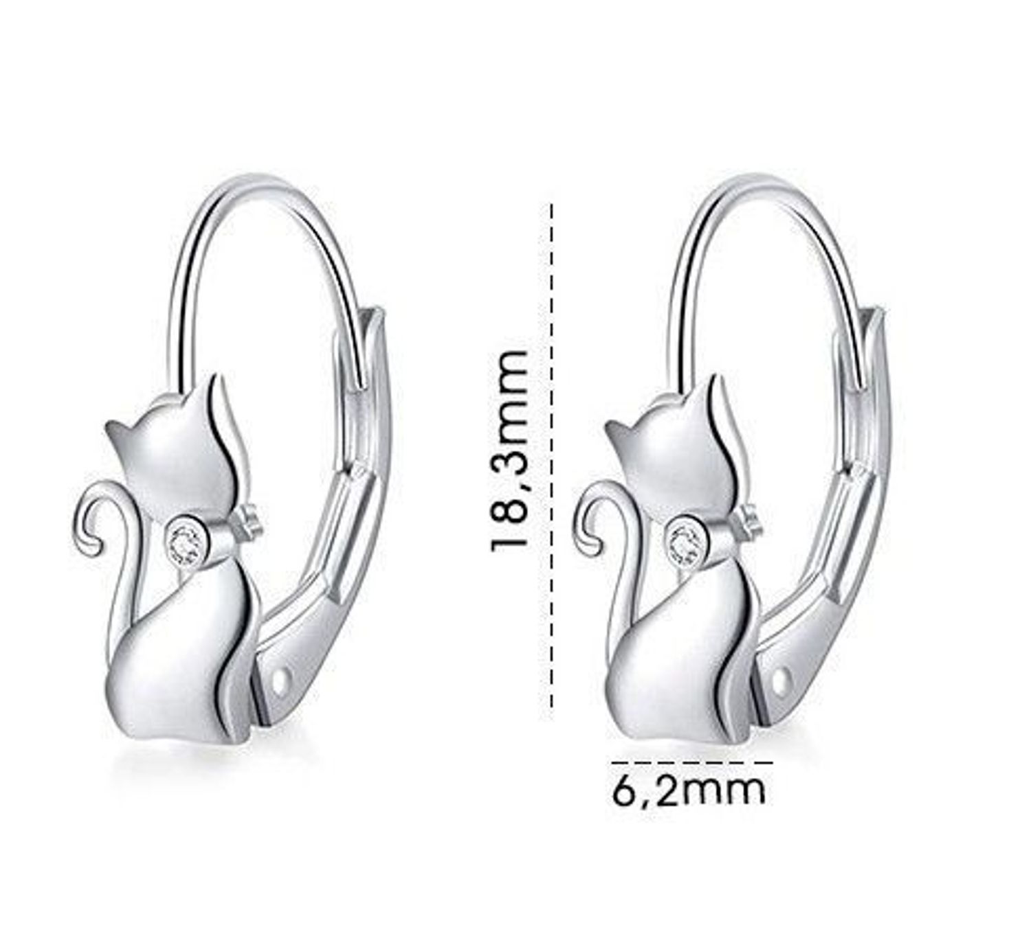 Srebrne kolczyki damskie 925 gładkie koty DIA-KLC-IM0370423KB-925. Srebrne kolczyki damskie. Kolczyki srebrne wiszące. Kolczyki srebrne koty. Srebrne kolczyki dla dziewczynki. Kolczyki dla dziewczynki na prezent (2).jpg