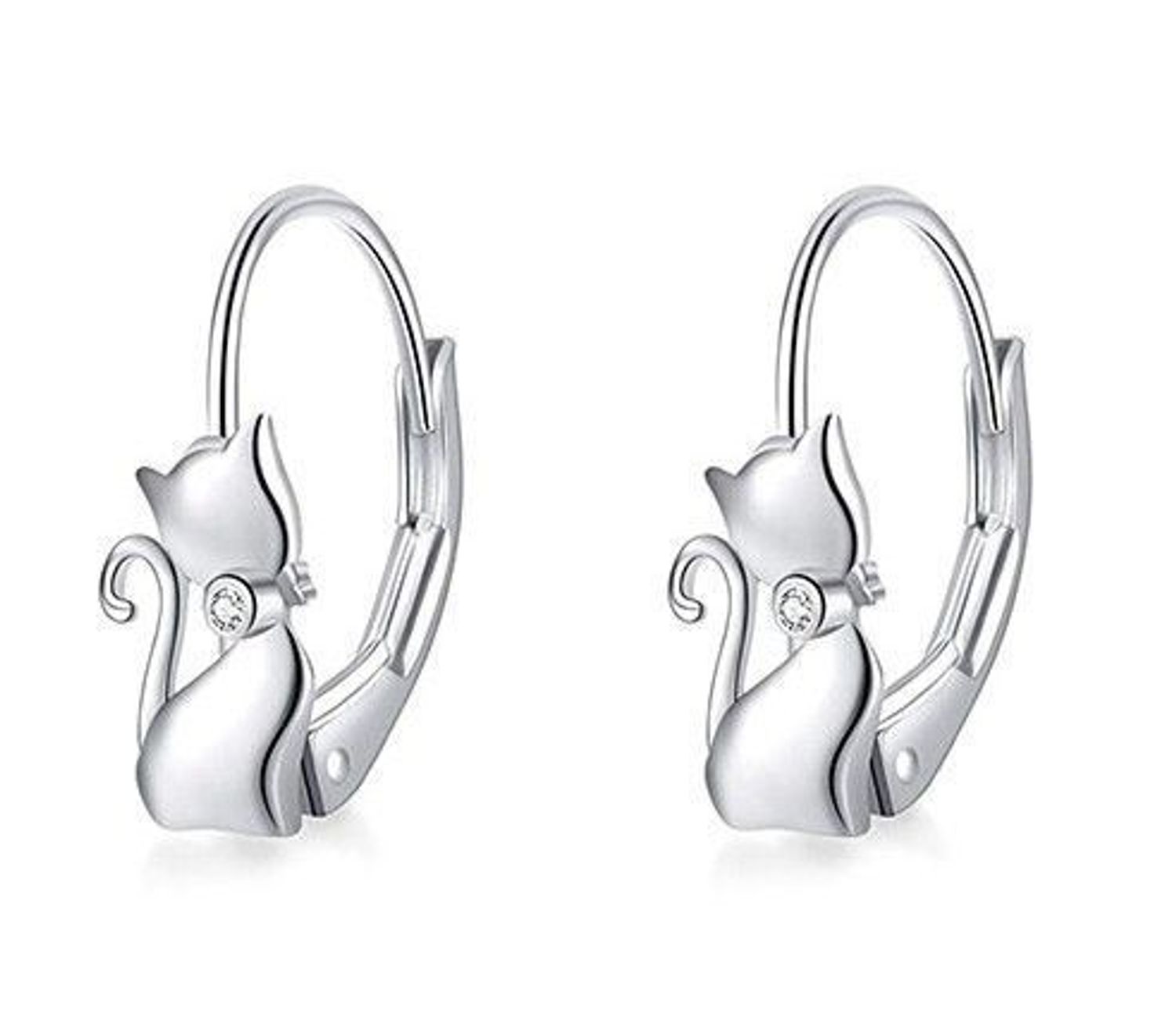 Srebrne kolczyki damskie 925 gładkie koty DIA-KLC-IM0370423KB-925. Srebrne kolczyki damskie. Kolczyki srebrne wiszące. Kolczyki srebrne koty. Srebrne kolczyki dla dziewczynki. Kolczyki dla dziewczynki na prezent (2).jpg