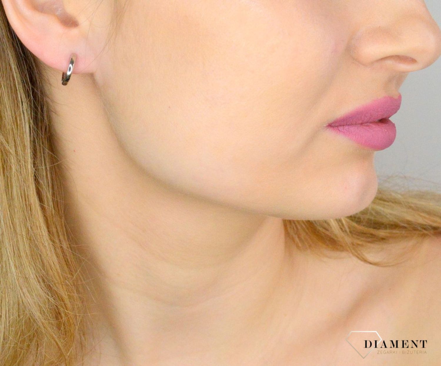 Srebrne kolczyki damskie 925 małe kółka klasyczne DIA-KLC-IM0630623KS-925.jpg