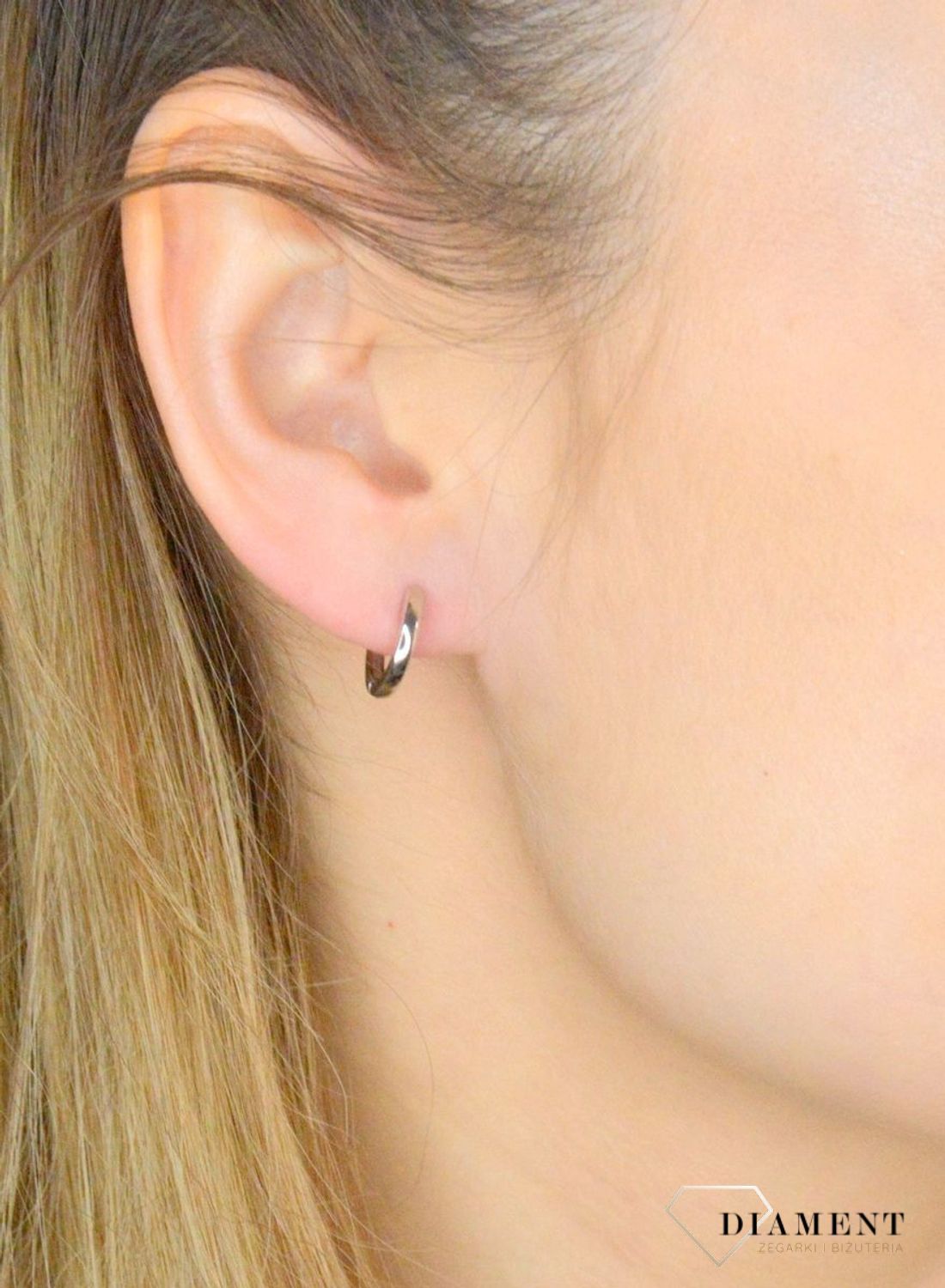 Srebrne kolczyki damskie 925 małe kółka klasyczne DIA-KLC-IM0630623KS-925.jpg