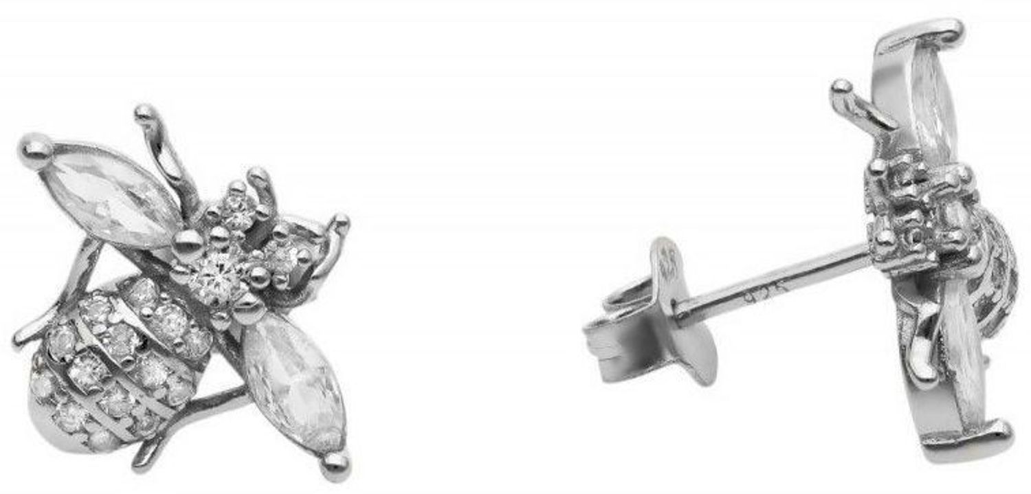 vSrebrne kolczyki pszczoły z cyrkoniami – elegancka biżuteria - IM0670125ER.jpg