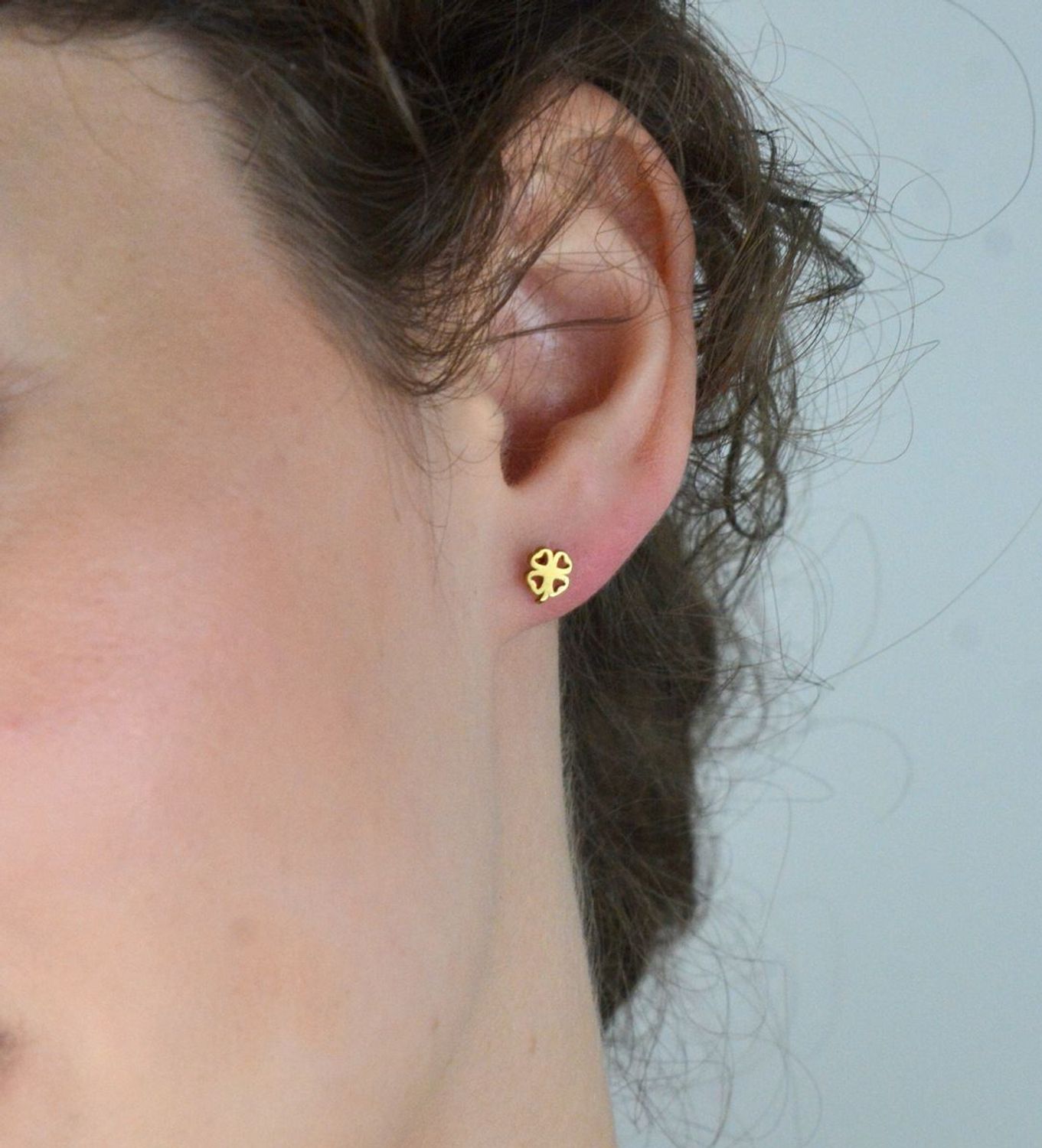 Kolczyki dziecięce pozłacane stalowe koniczynki 5 mm – DIA-KLC-K6641224-STAL.jpg