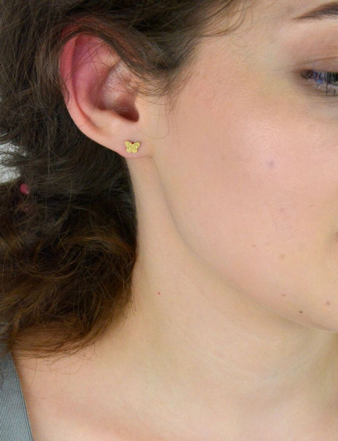 Kolczyki dziecięce pozłacane stalowe motylki 6 mm – DIA-KLC-K6681224-STAL.jpg