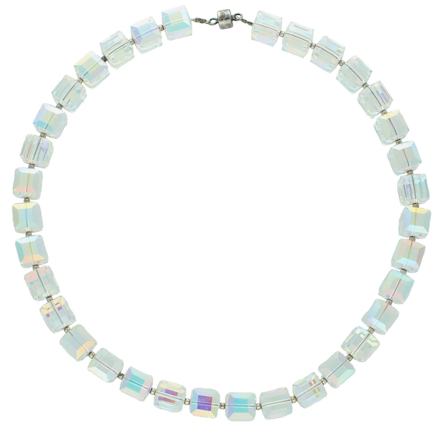 Naszyjnik Spark Swarovski DIA-KLC-KOLIA-SLUBNA-925. Kolia Ślubna. Biżuteria Spark Swarovski. Biżuteria na ślub dla kobiety. Pomysł na prezent. Połyskujący naszyjnik damski.1.jpg