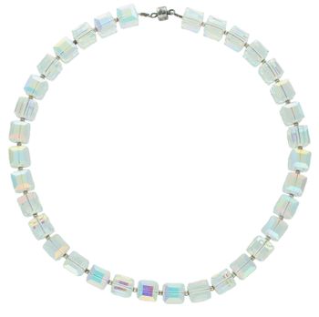 Naszyjnik Spark Swarovski DIA-KLC-KOLIA-SLUBNA-925. Kolia Ślubna. Biżuteria Spark Swarovski. Biżuteria na ślub dla kobiety. Pomysł na prezent. Połyskujący naszyjnik damski.1.jpg