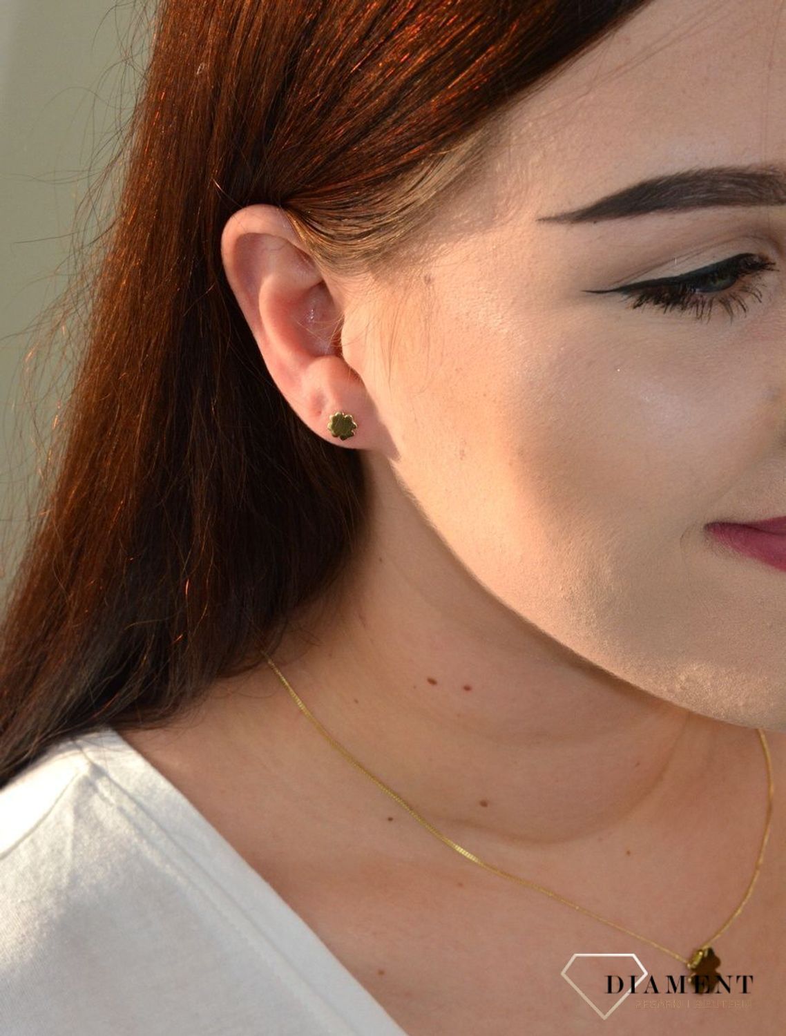 Kolczyki koniczynka pozłacane DIA-KLC-KONICZYNKA2-Z925.jpg