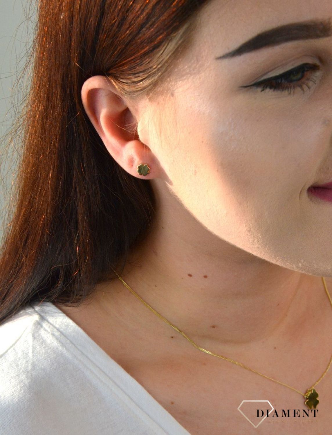 Kolczyki koniczynka pozłacane DIA-KLC-KONICZYNKA2-Z925.jpg