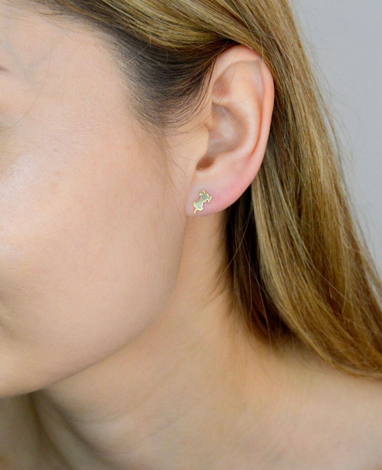 Srebrne kolczyki damskie 925 wkrętki pozłacane pieski DIA-KLC-KSR044G-925. Kolczyki srebrne wkrętki. Kolczyki srebrne blaszki. Srebrne kolczyki na sztyft. Kolczyki dziecięce pieski pozłacane na prezent..jpg