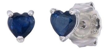 Eleganckie kolczyki srebrne Ag 925 z przepięknym niebieskim szafirem 0,16 ct. Rodowane, lekkie i delikatne, idealne na prezent z certyfikatem autentyczności.3.jpg