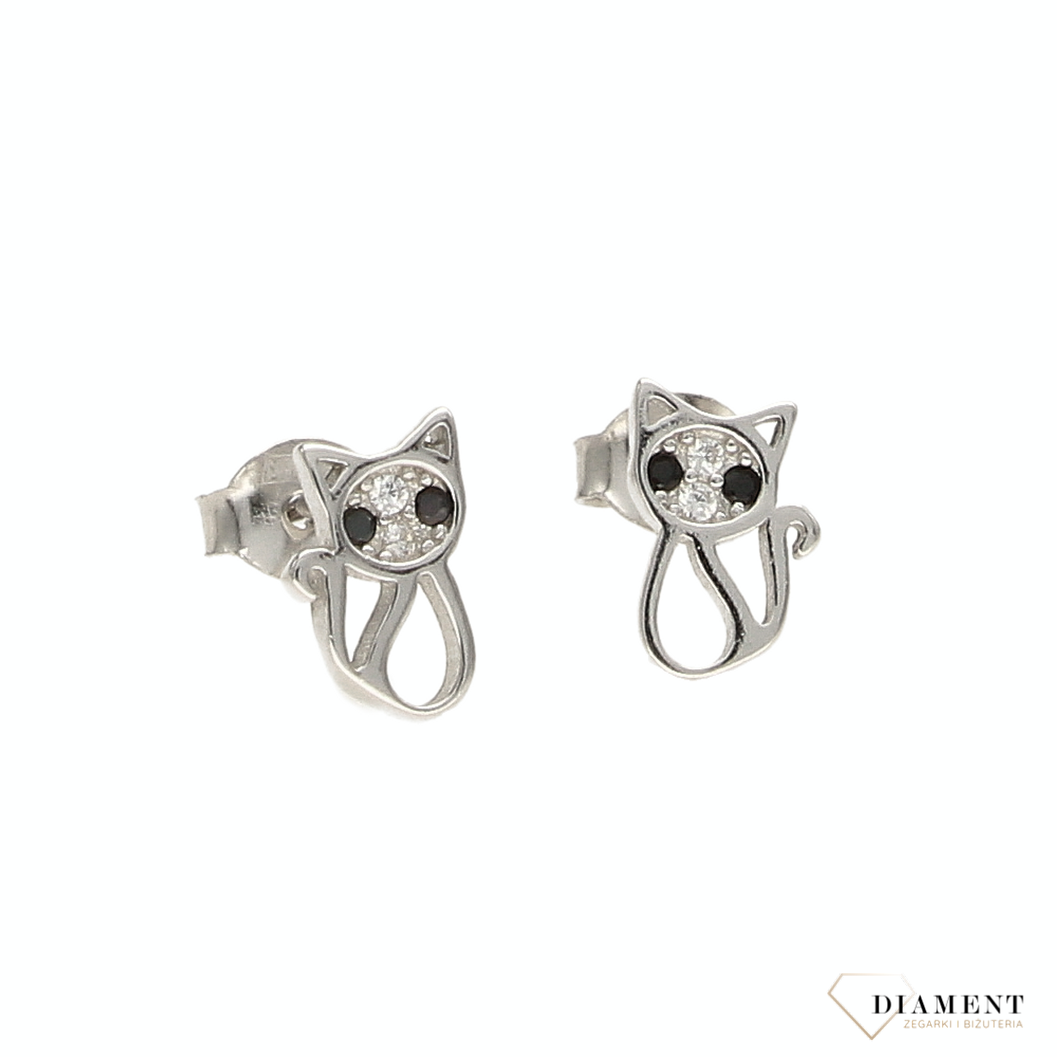 Kolczyki wkręcane dla dziewczynki ,Malutkie Kotki' DIA-KLC-NO731-5E25475-925.png
