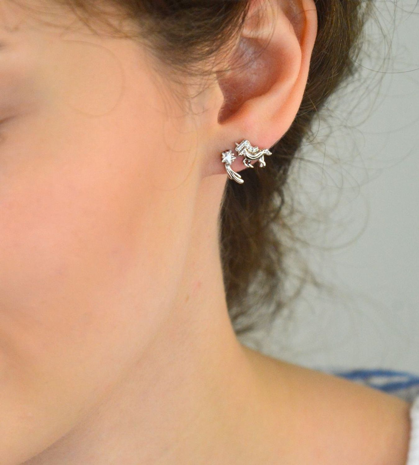 Kolczyki wkrętki dla dziewczynki 'Srebrne Jednorożce' DIA-KLC-NO731-5E30158-925.png