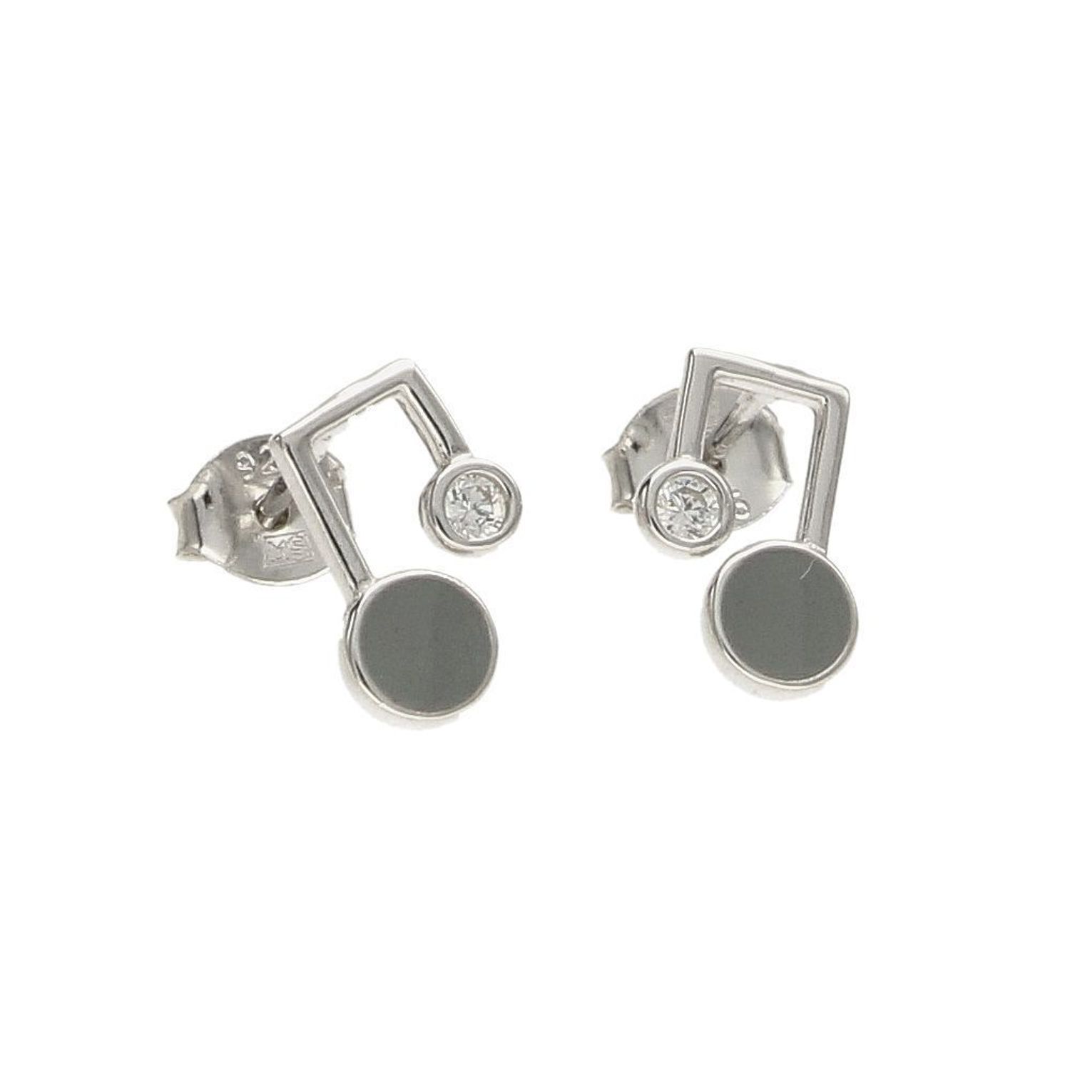 Kolczyki srebrne wkrętki 'Prosta asymetria' DIA-KLC-NO731-5E30207-925 Delikatne kolczyki z cyrkonią.jpg