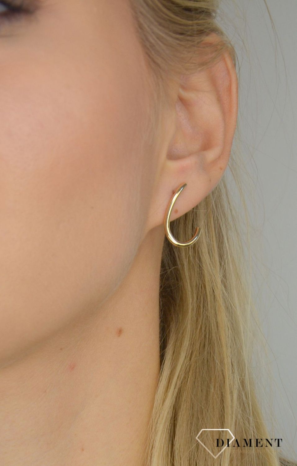 Złote kolczyki koła 585 'gładki blask' DIA-KLC-OR204430-585.jpg